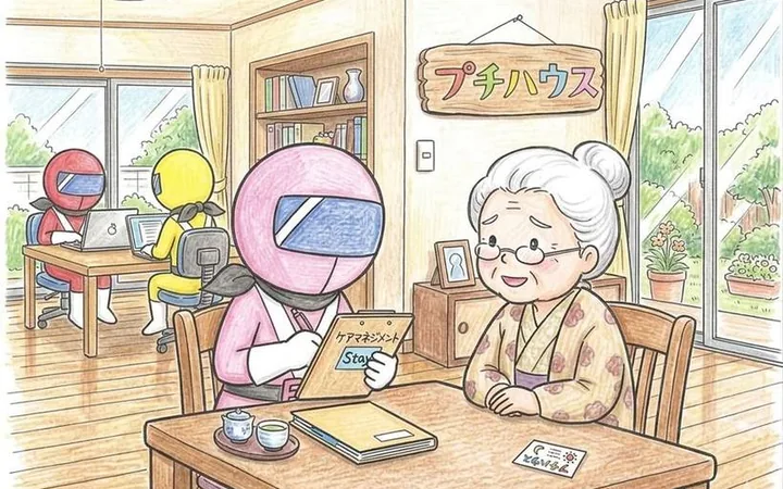 ケアマネジャーの相談のようす